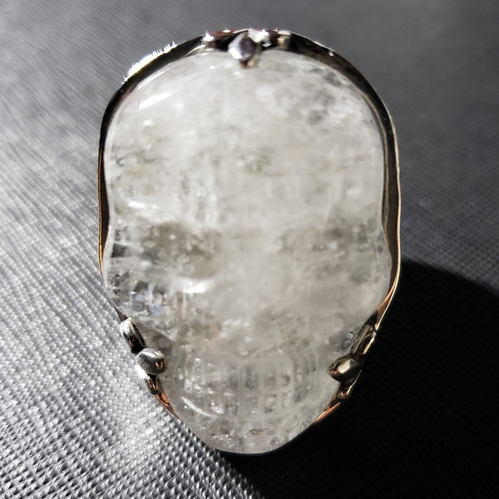 King Baby Skull Ring (sz 10 & 11). Original $1700